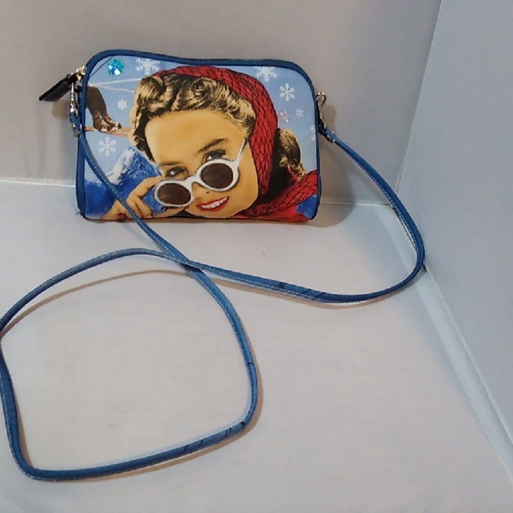 Small Novelty Purse With Crossbody And Wristlet Straps